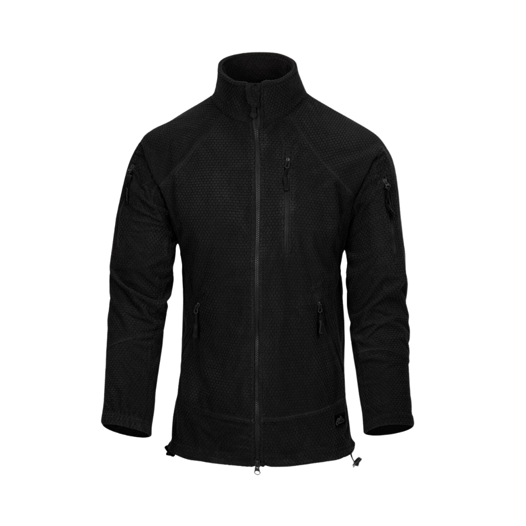 Флісова кофта Helikon Alpha Tactical Black