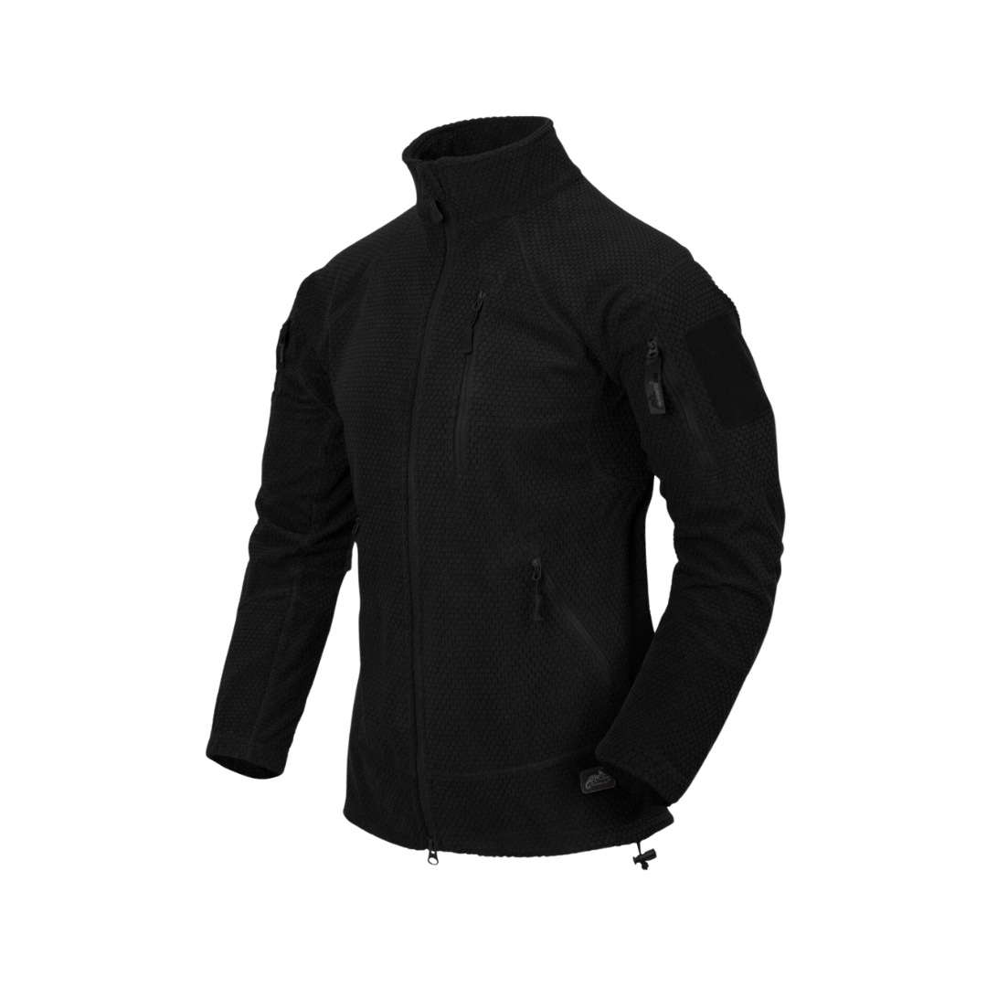 Флісова кофта Helikon Alpha Tactical Black