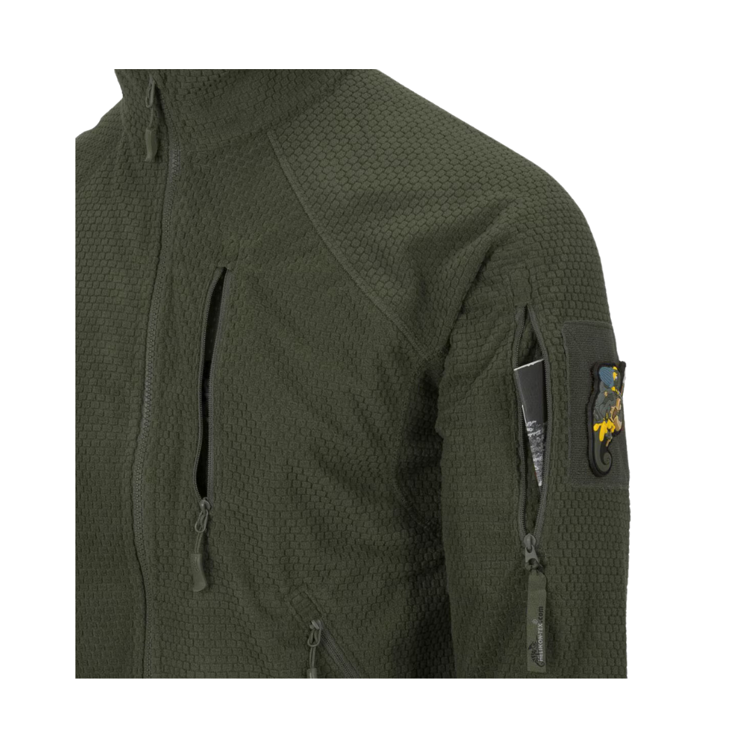 Флісова кофта Helikon Alpha Tactical Olive Green
