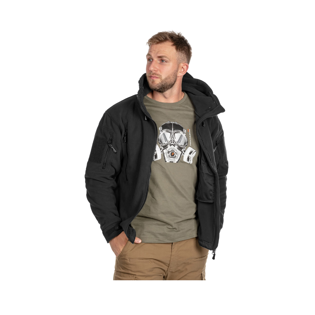 Флісова кофта Helikon PATRIOT Double Fleece Black