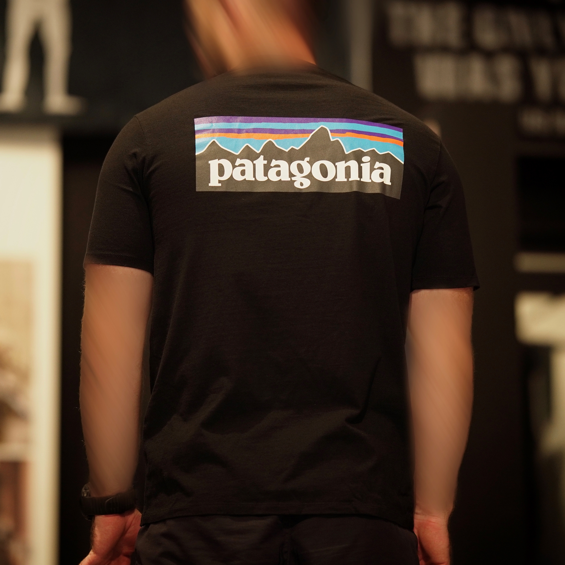 Футболка чоловіча Patagonia P-6 Logo Responsibili Tee Black