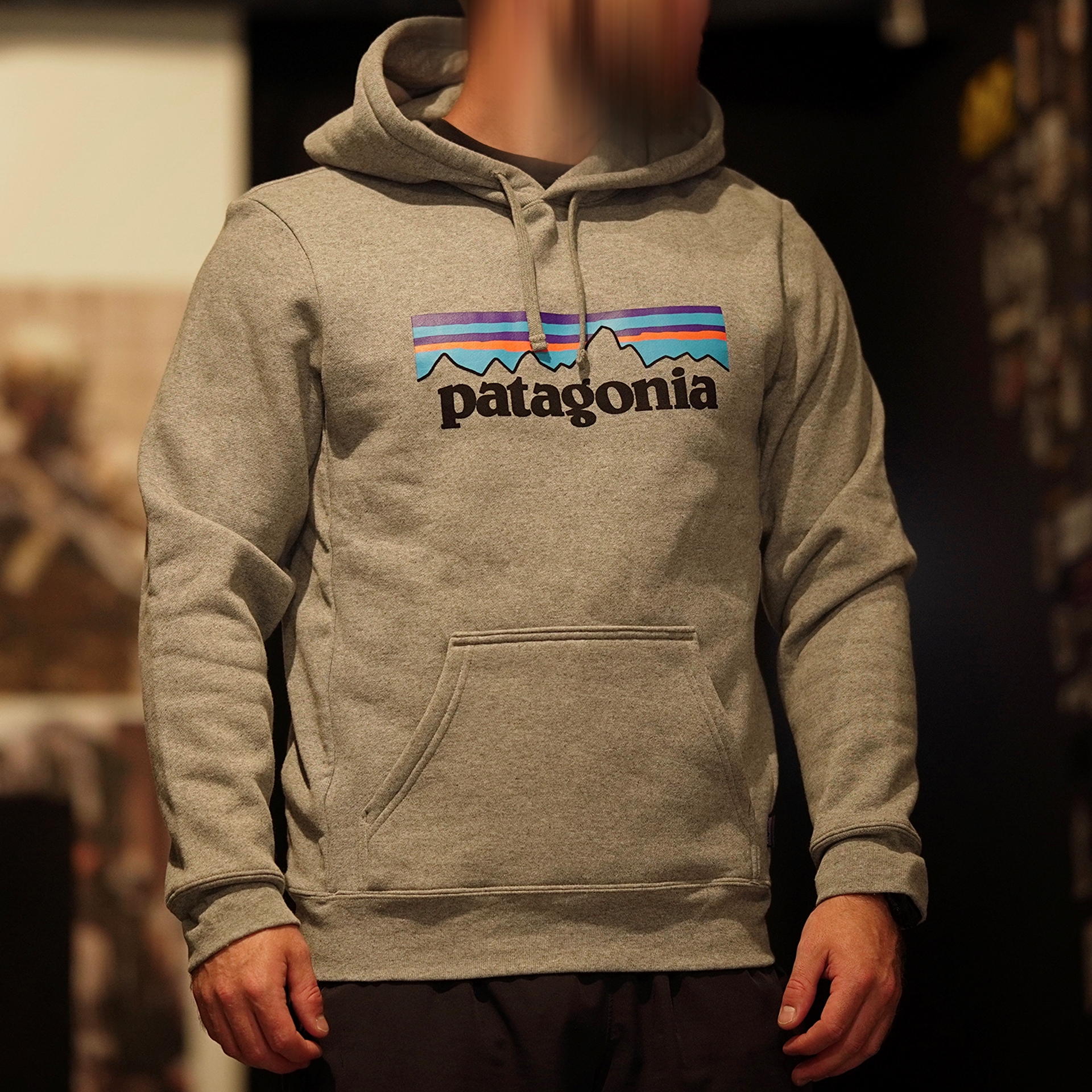 Худі Patagonia P-6 Logo Uprisal Hoody Gravel heather