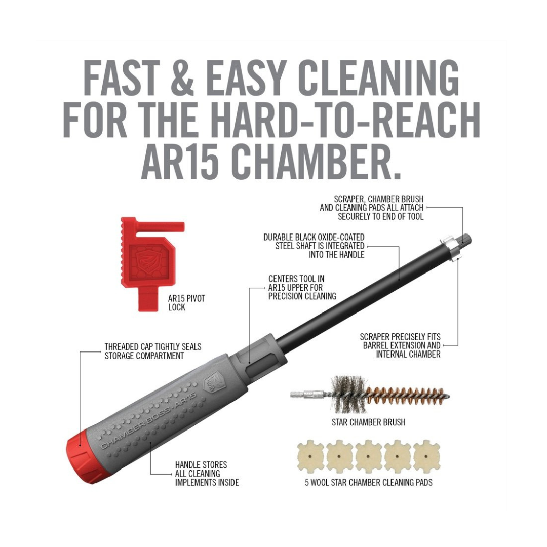 Набір для чистки Real Avid Chamber Boss патронника AR15