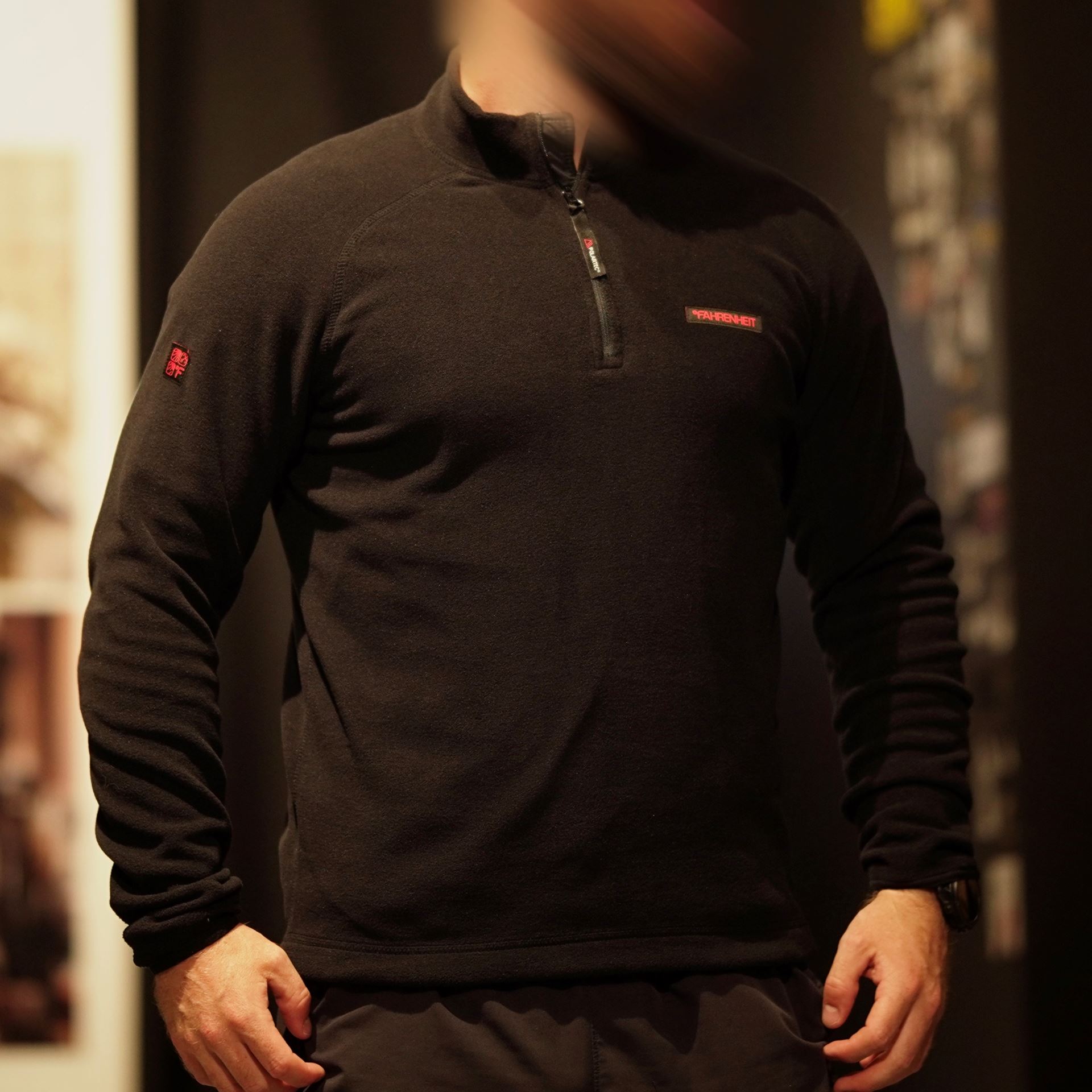 Реглан Fahrenheit Classic micro ZIP Black