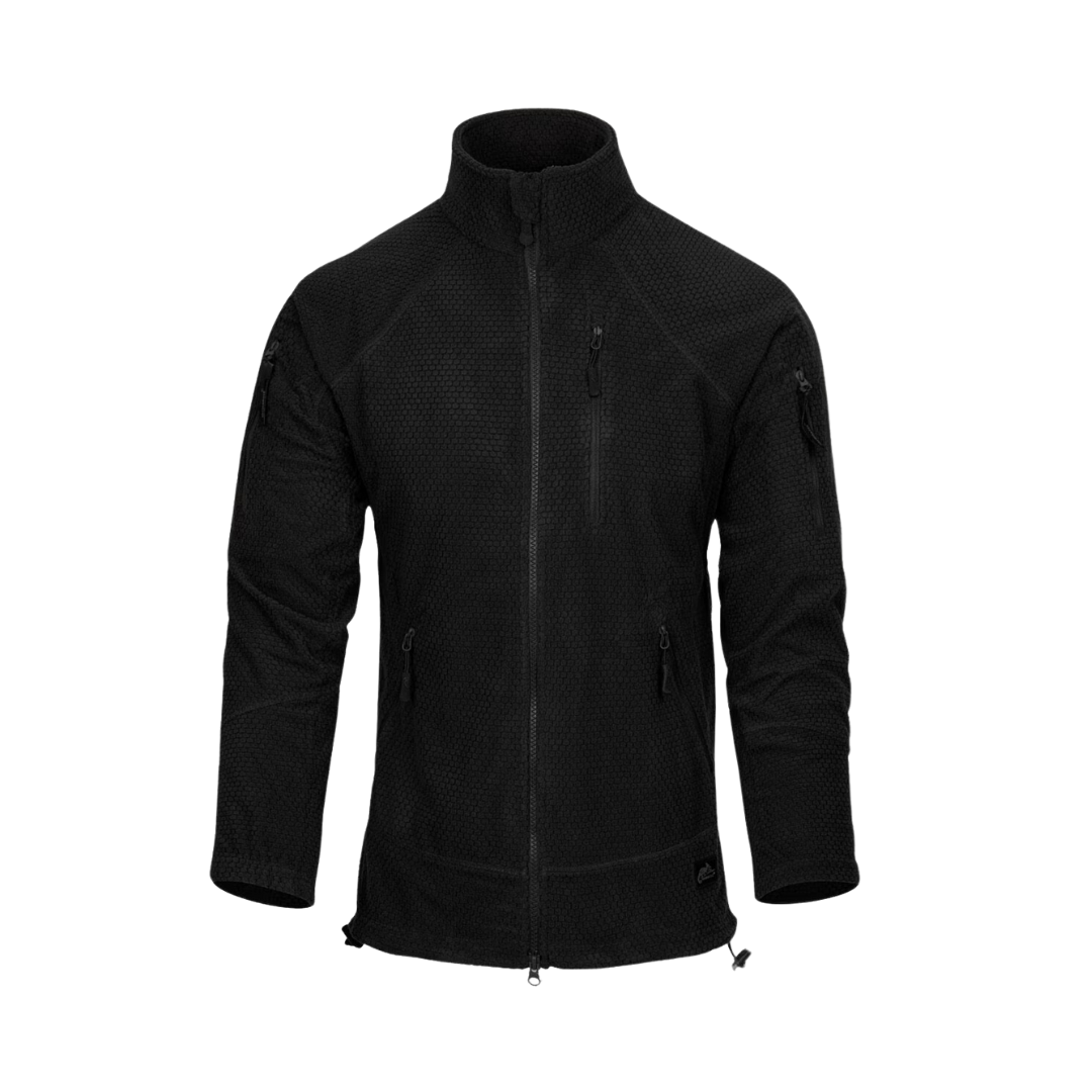 Флісова кофта Helikon Alpha Tactical Black