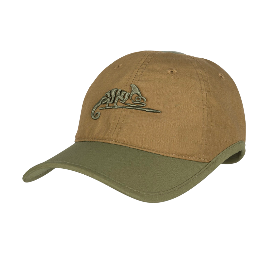 Бейсболка Helikon Logo PolyCotton Ripstop Coyote/Olive Green
