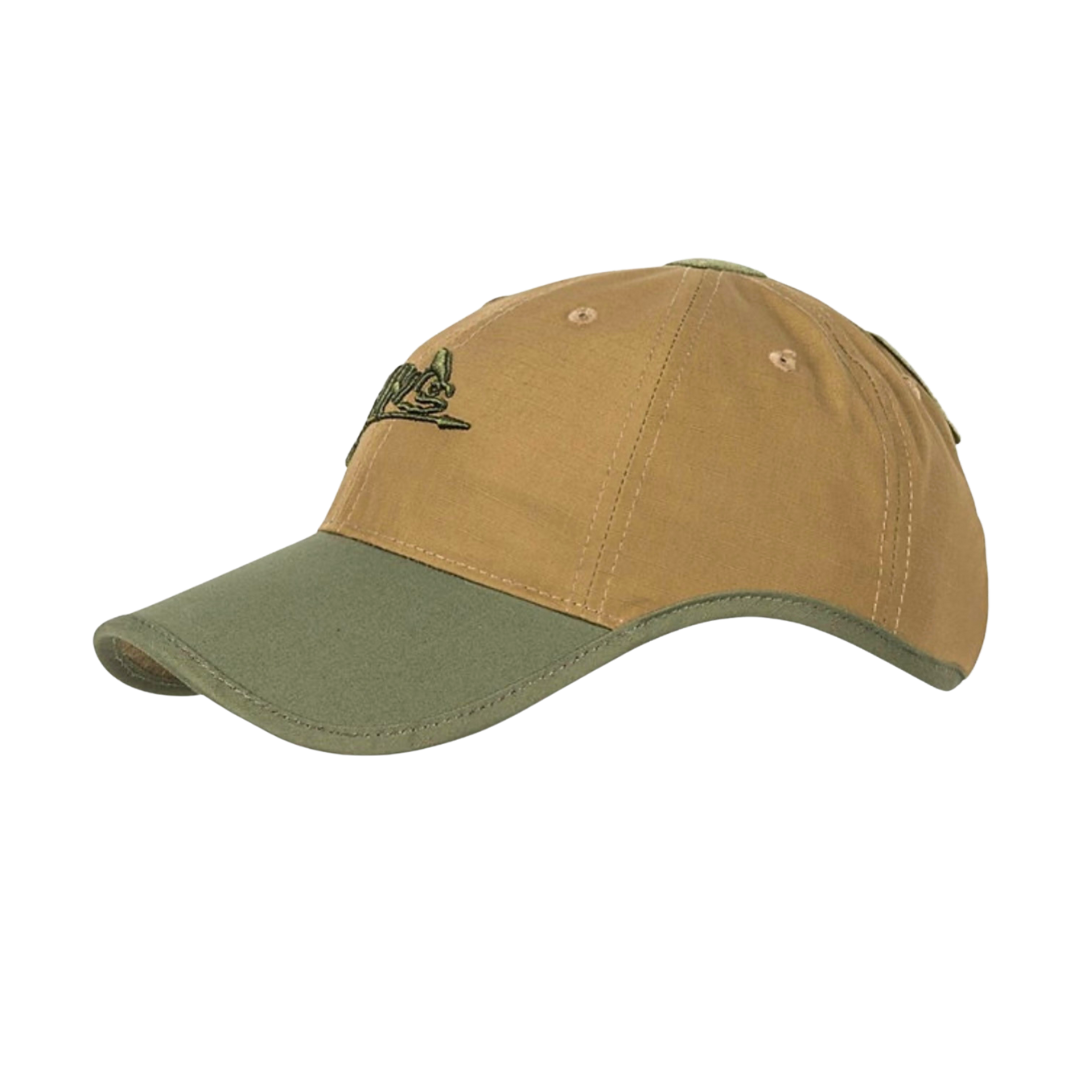 Бейсболка Helikon Logo PolyCotton Ripstop Coyote/Olive Green