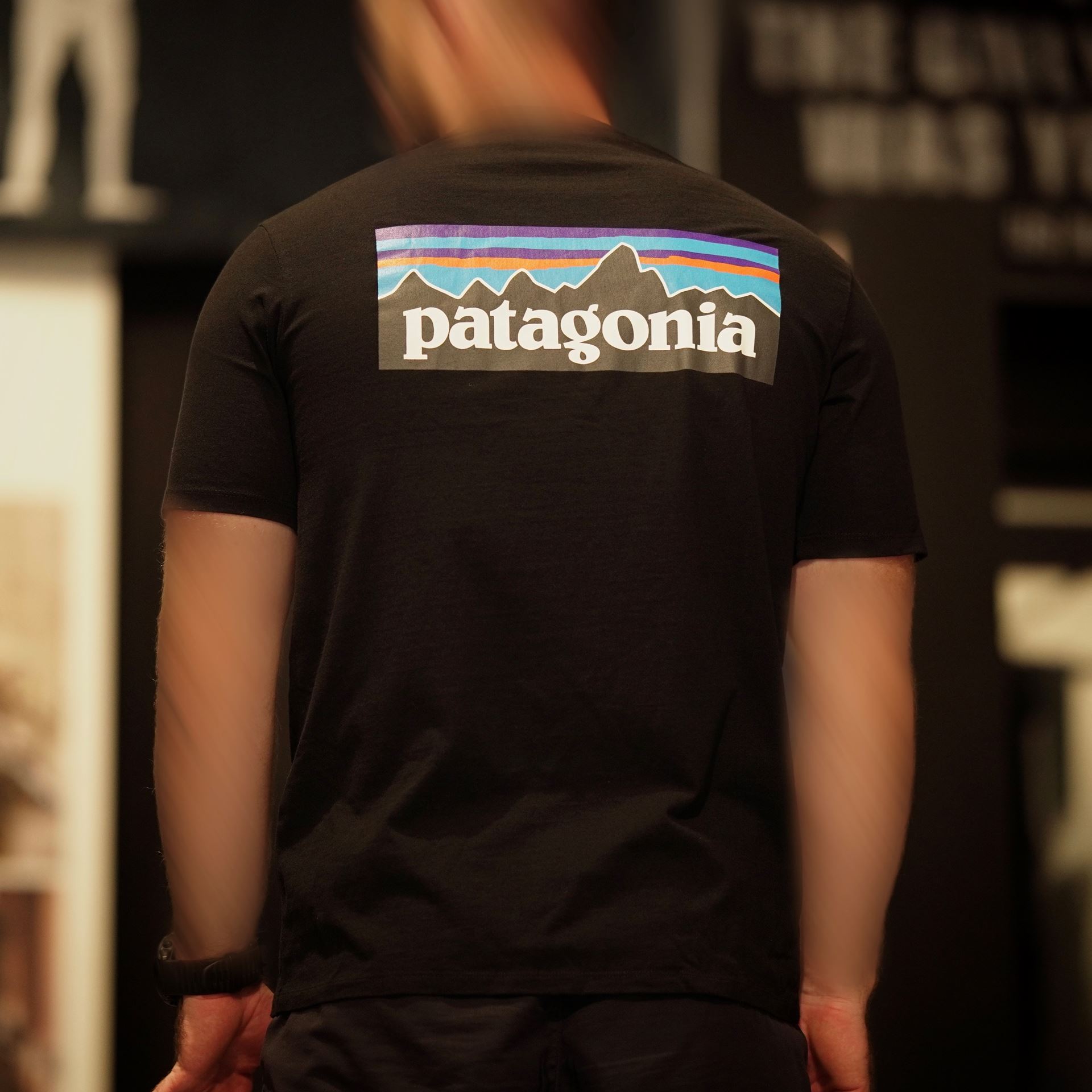 Футболка чоловіча Patagonia P-6 Logo Responsibili Tee Black