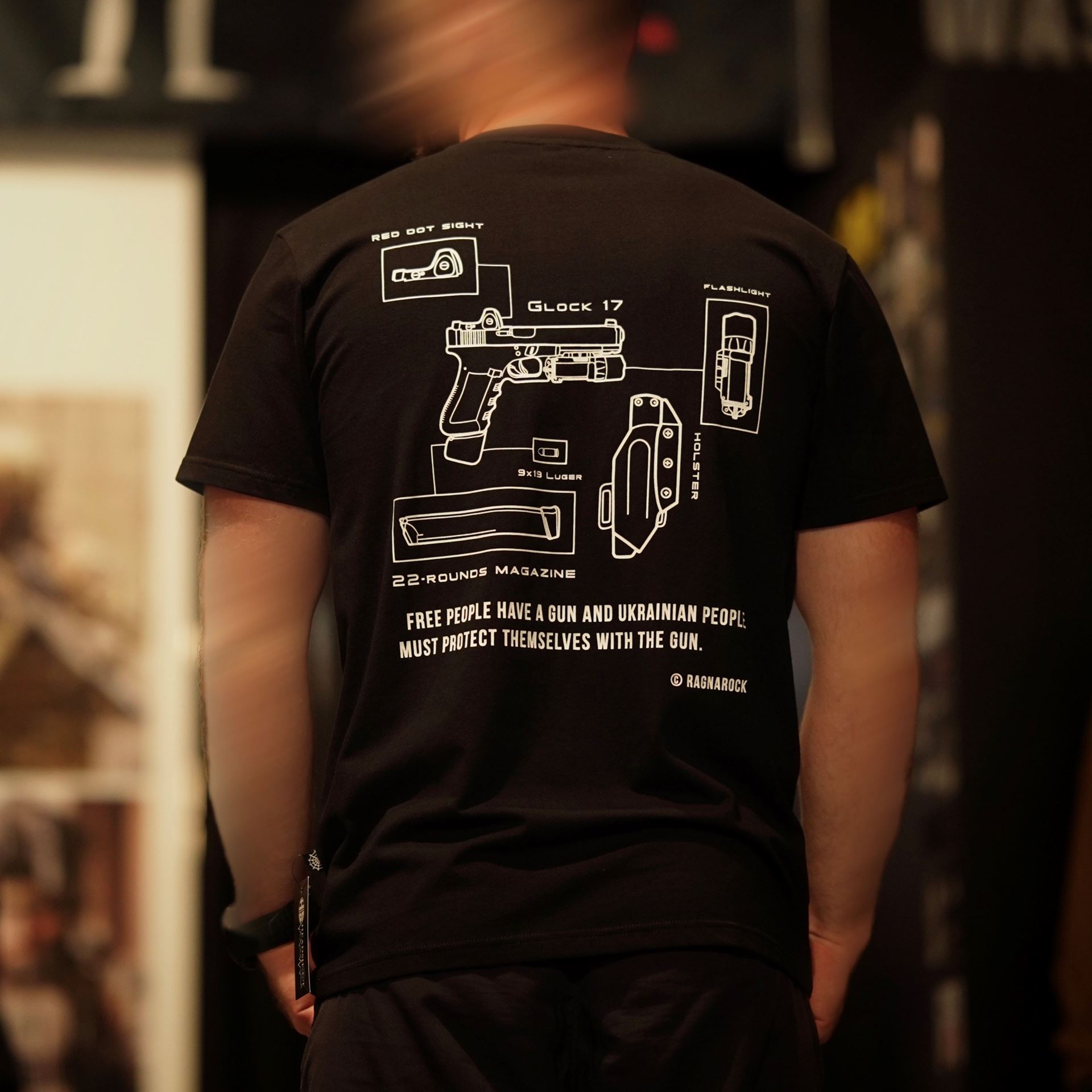 Футболка Ragnarock Glock - 17 Black