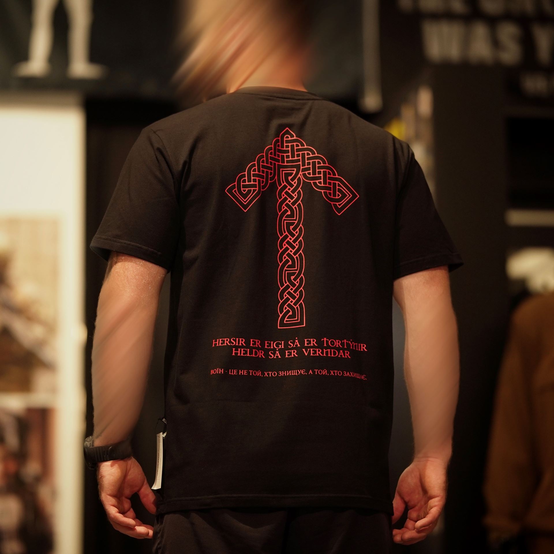 Футболка Ragnarock TIWAZ RUNE Black/RED