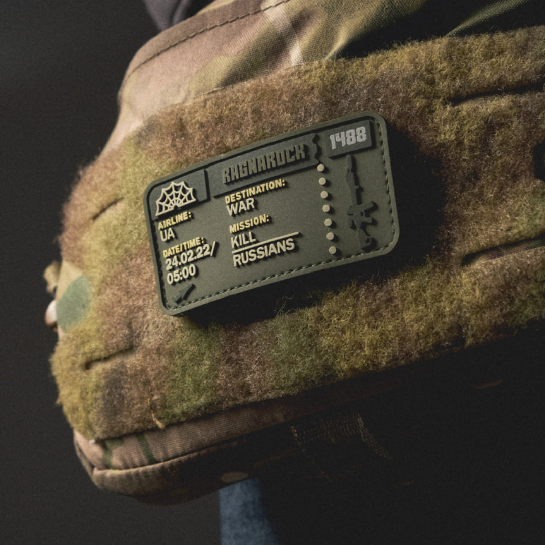 Патч Ragnarock TICKET to the WAR Olive