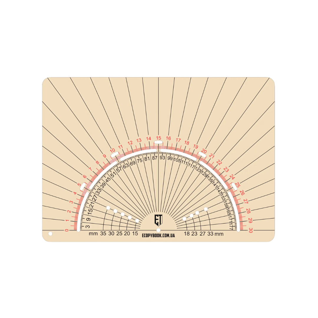 Ecopybook Tactical лінійка Protractor