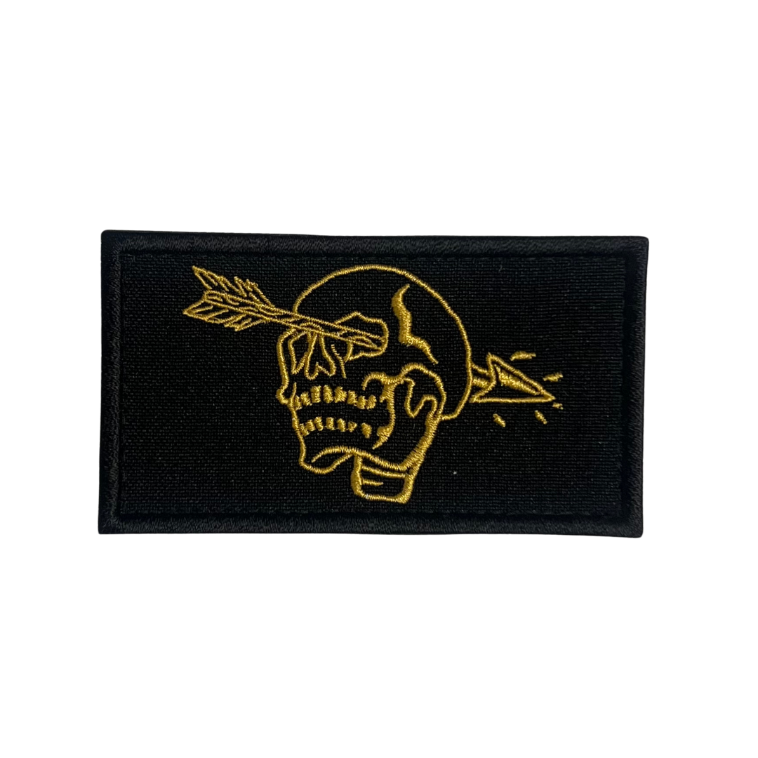 Патч (шеврон) Arrow Skull Yellow GEAR LAB