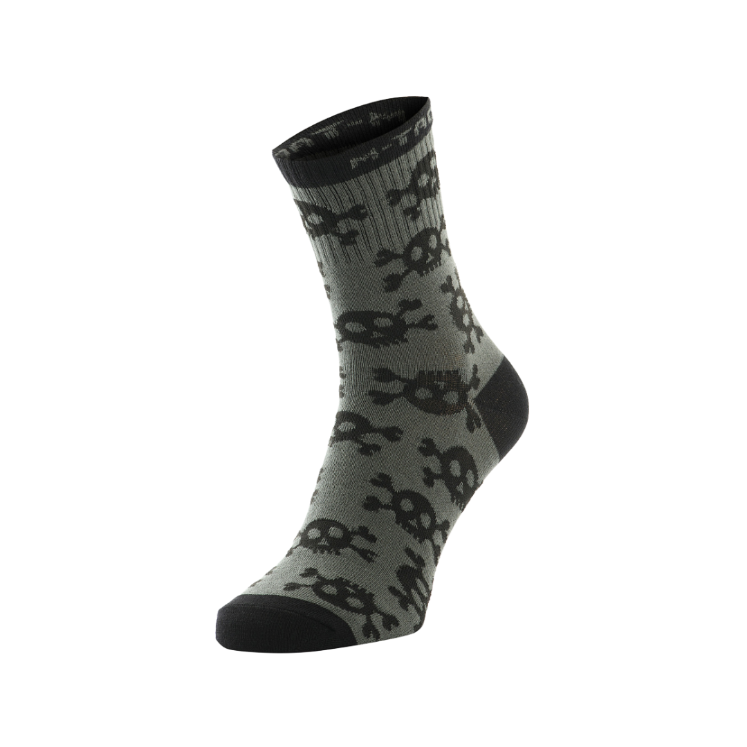 M-Tac шкарпетки легкі Mk.3 Pirate Skull Olive