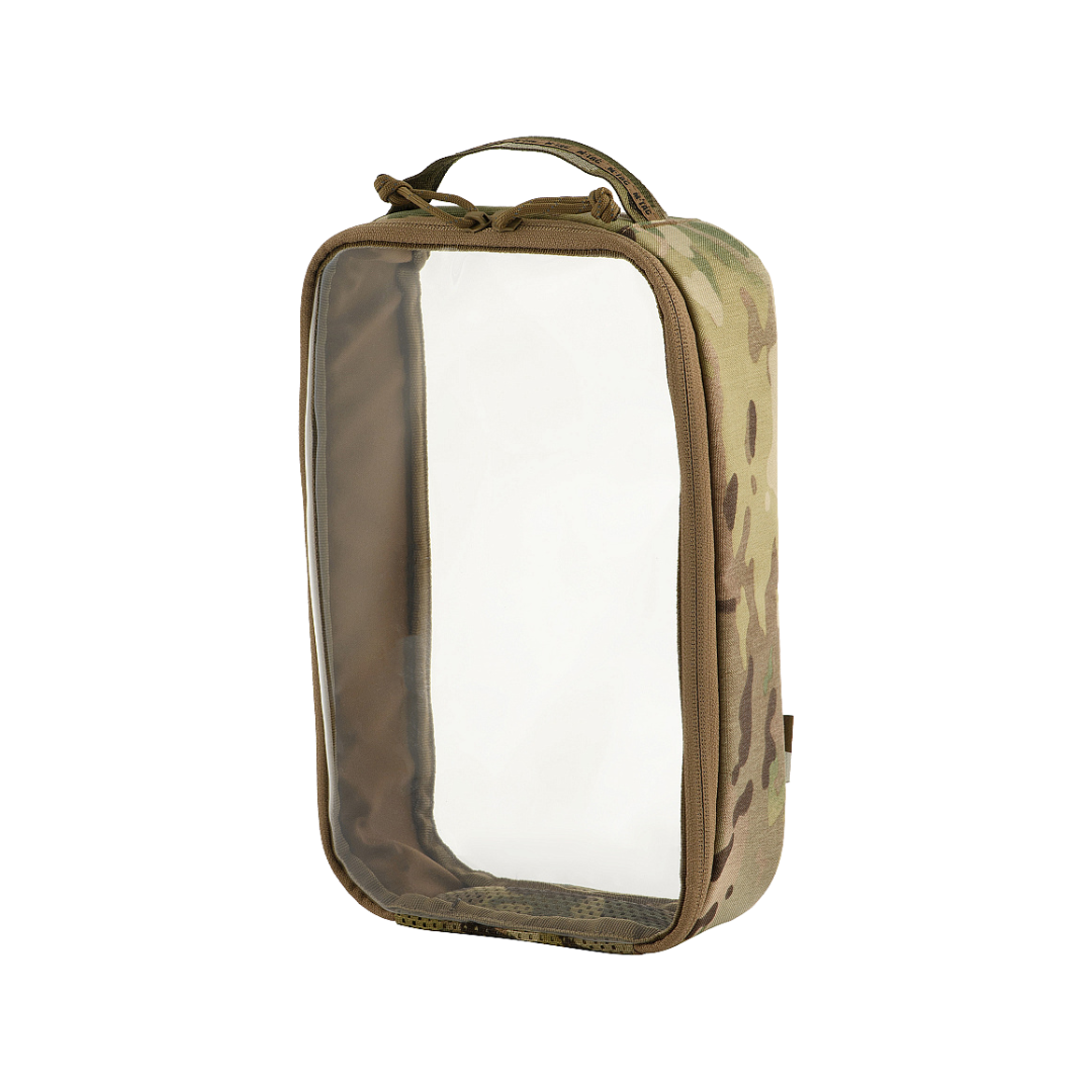 M-Tac органайзер утилітарний прозорий Elite Large (30х19 см) Multicam