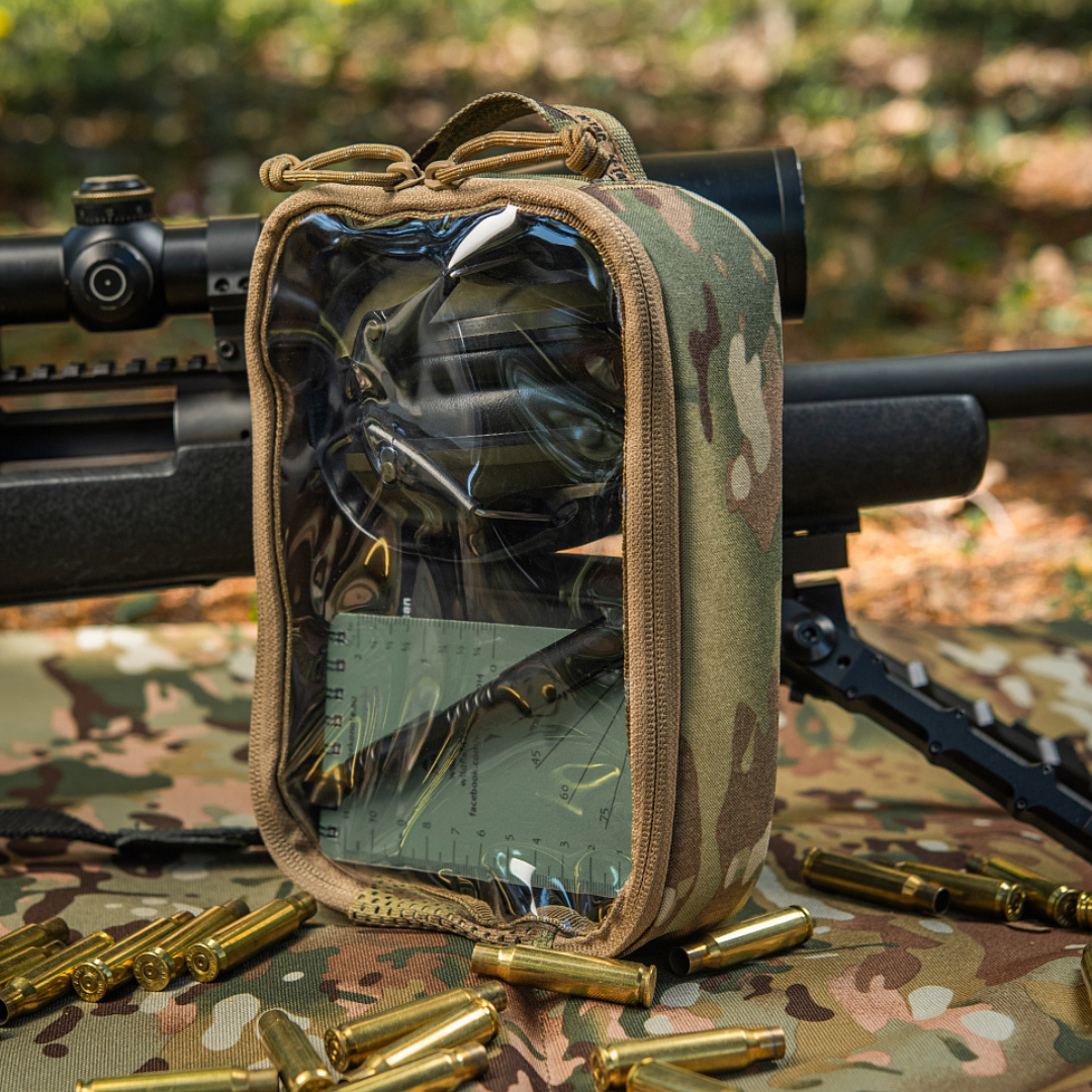 M-Tac органайзер утилітарний прозорий Elite Small (22х14 см) Multicam